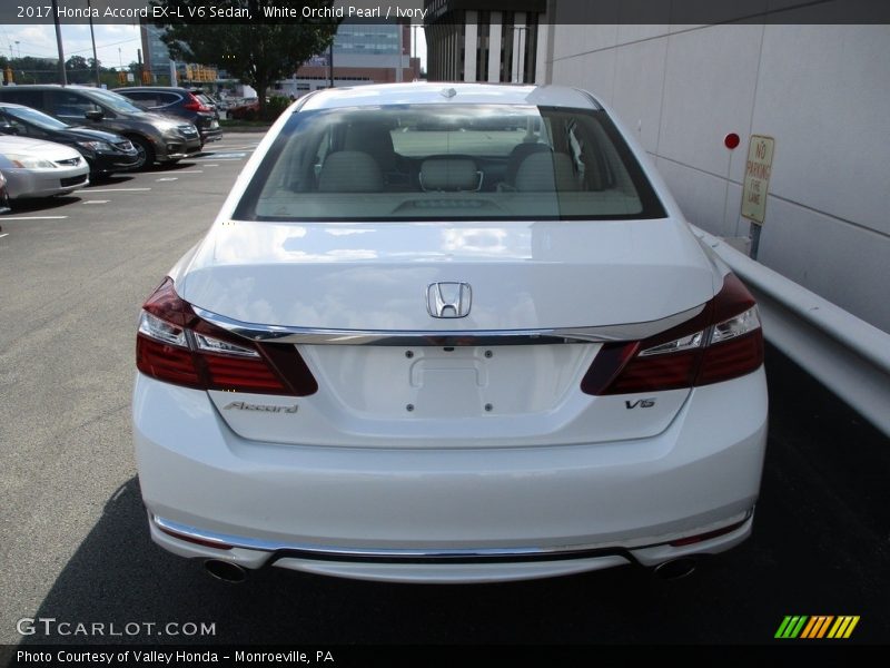 White Orchid Pearl / Ivory 2017 Honda Accord EX-L V6 Sedan