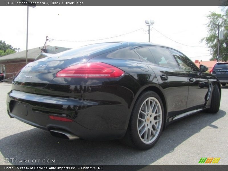 Black / Luxor Beige 2014 Porsche Panamera 4