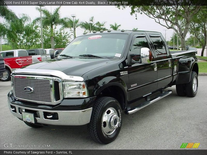 Black / Medium Flint 2006 Ford F350 Super Duty Lariat FX4 Crew Cab 4x4 Dually