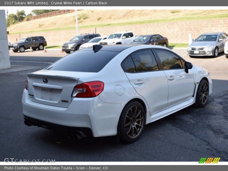 Crystal White Pearl / Carbon Black 2017 Subaru WRX Limited