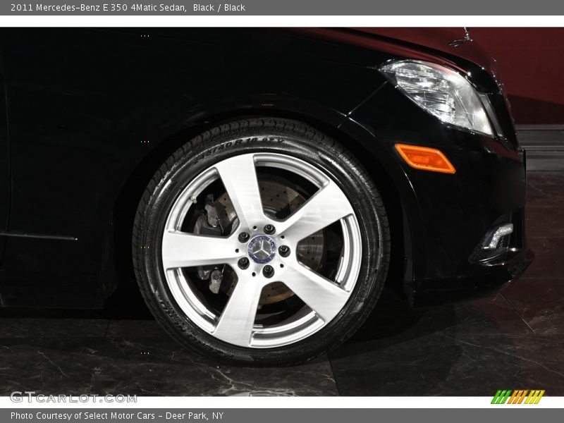 Black / Black 2011 Mercedes-Benz E 350 4Matic Sedan
