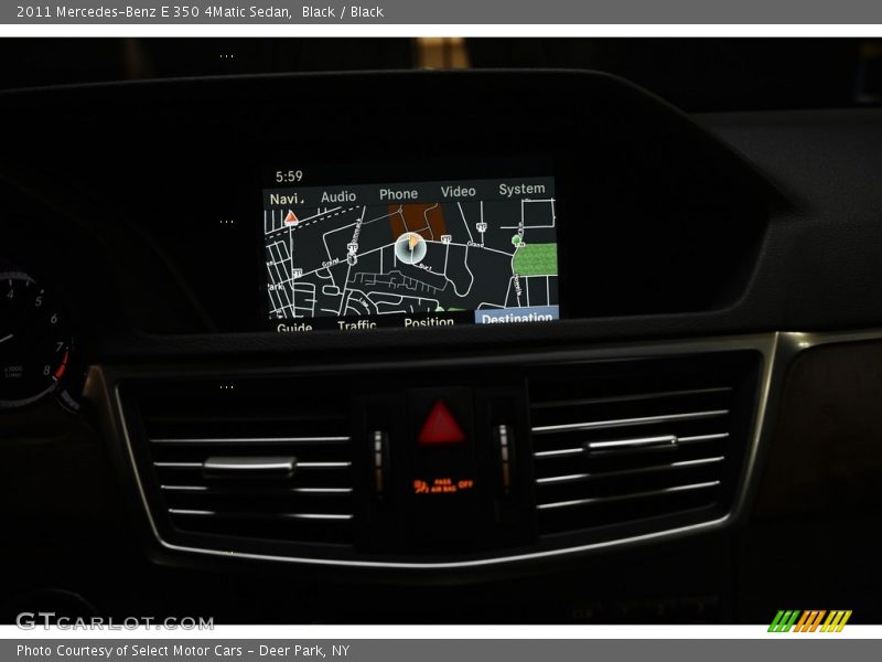 Black / Black 2011 Mercedes-Benz E 350 4Matic Sedan