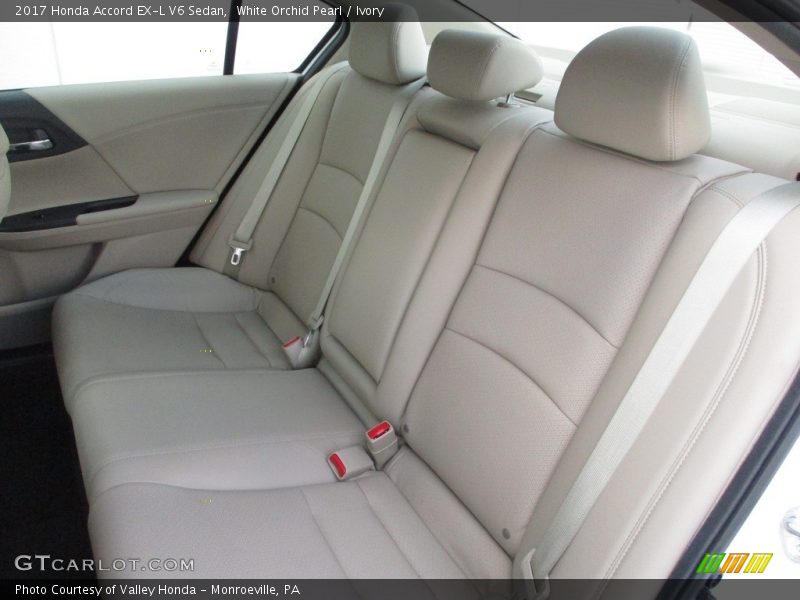 White Orchid Pearl / Ivory 2017 Honda Accord EX-L V6 Sedan