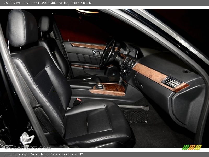 Black / Black 2011 Mercedes-Benz E 350 4Matic Sedan