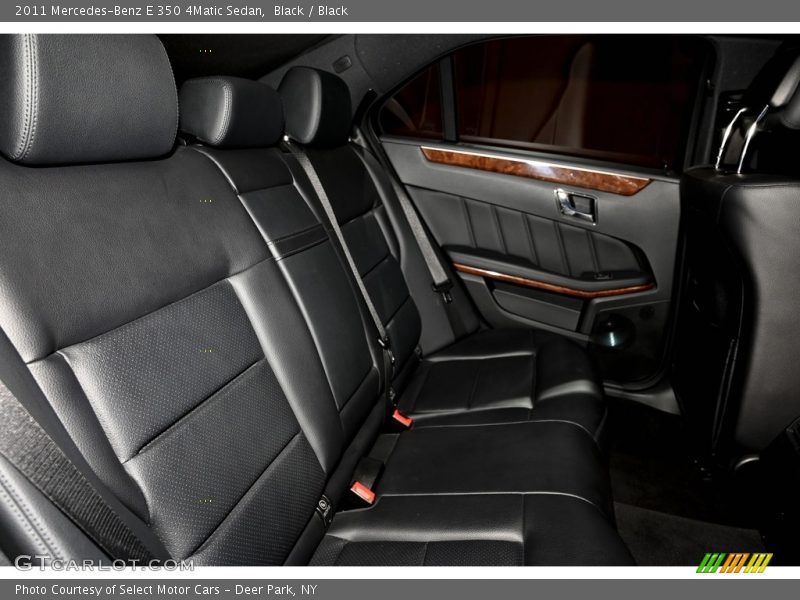 Black / Black 2011 Mercedes-Benz E 350 4Matic Sedan