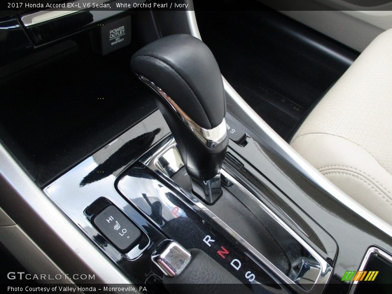 White Orchid Pearl / Ivory 2017 Honda Accord EX-L V6 Sedan