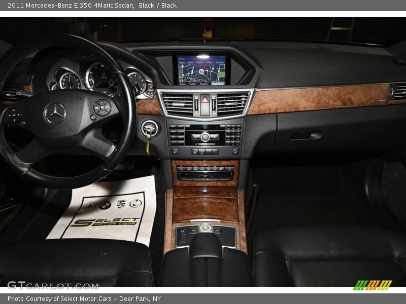 Black / Black 2011 Mercedes-Benz E 350 4Matic Sedan