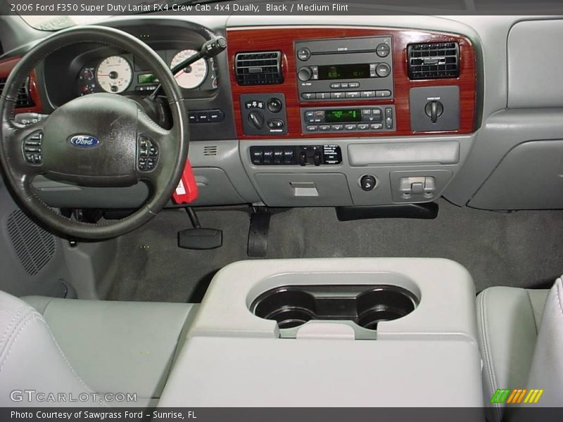 Black / Medium Flint 2006 Ford F350 Super Duty Lariat FX4 Crew Cab 4x4 Dually