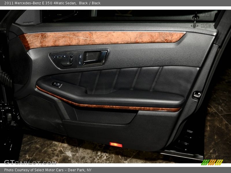 Black / Black 2011 Mercedes-Benz E 350 4Matic Sedan
