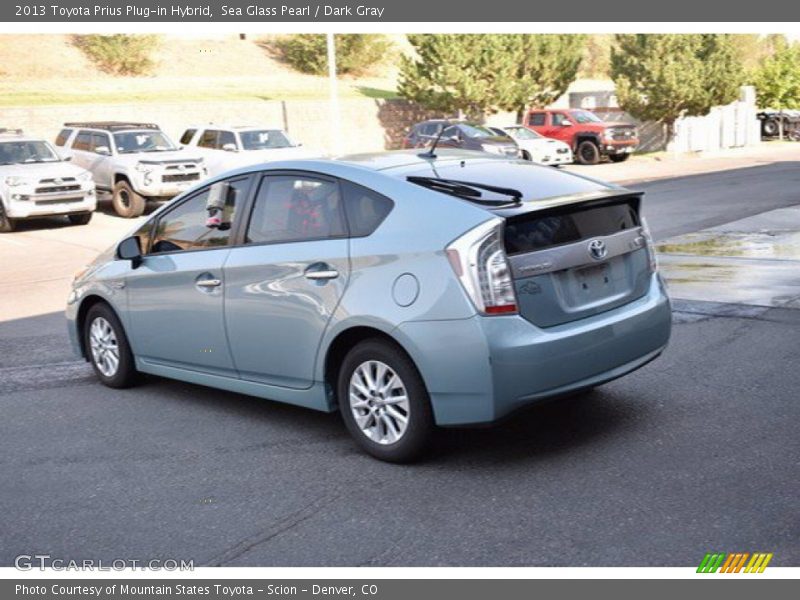 Sea Glass Pearl / Dark Gray 2013 Toyota Prius Plug-in Hybrid