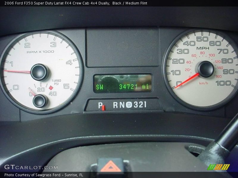 Black / Medium Flint 2006 Ford F350 Super Duty Lariat FX4 Crew Cab 4x4 Dually