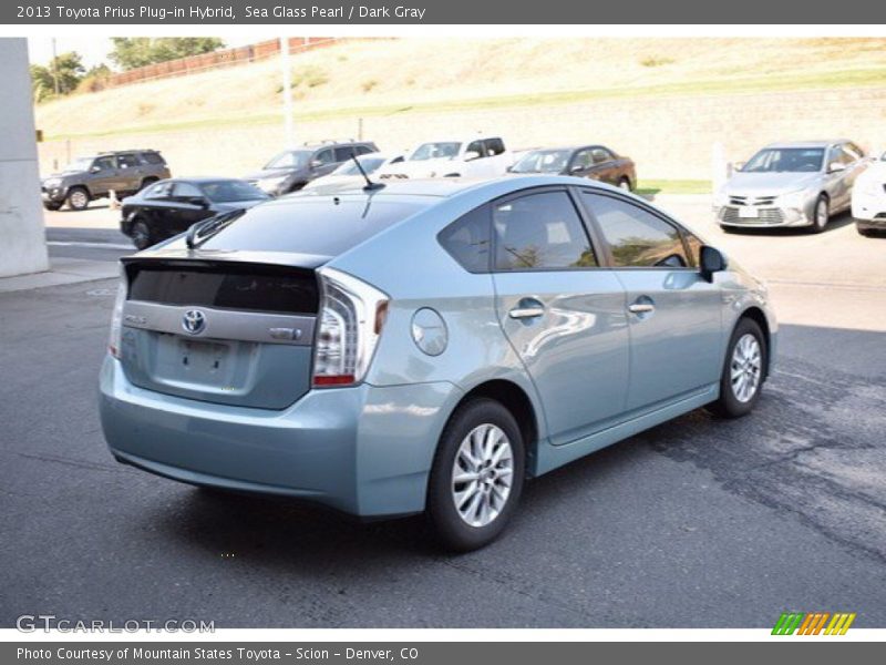 Sea Glass Pearl / Dark Gray 2013 Toyota Prius Plug-in Hybrid