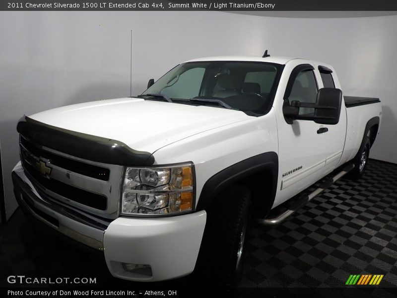 Summit White / Light Titanium/Ebony 2011 Chevrolet Silverado 1500 LT Extended Cab 4x4