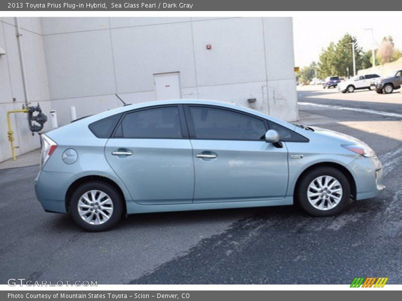 Sea Glass Pearl / Dark Gray 2013 Toyota Prius Plug-in Hybrid