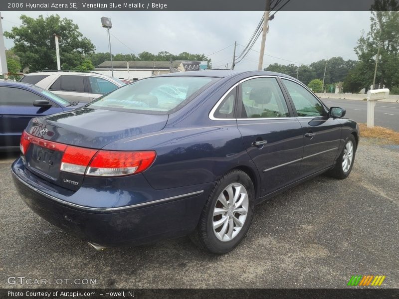 Venetian Blue Metallic / Beige 2006 Hyundai Azera SE