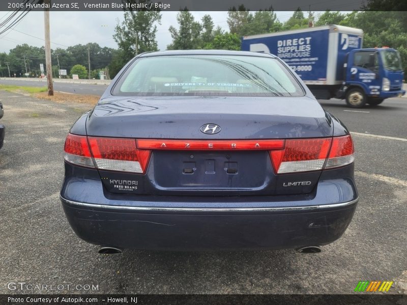 Venetian Blue Metallic / Beige 2006 Hyundai Azera SE