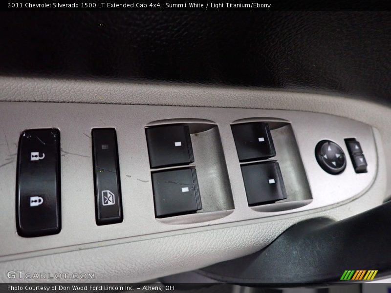 Summit White / Light Titanium/Ebony 2011 Chevrolet Silverado 1500 LT Extended Cab 4x4