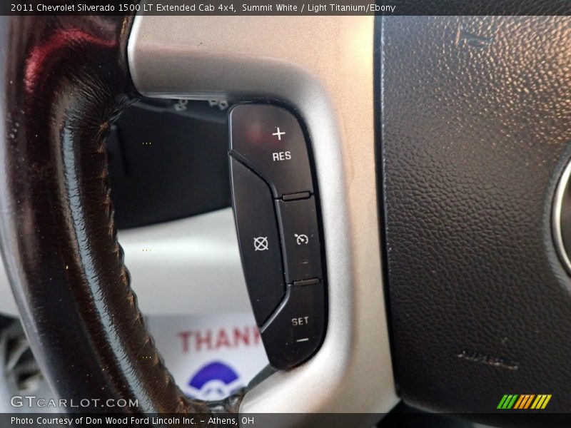 Summit White / Light Titanium/Ebony 2011 Chevrolet Silverado 1500 LT Extended Cab 4x4