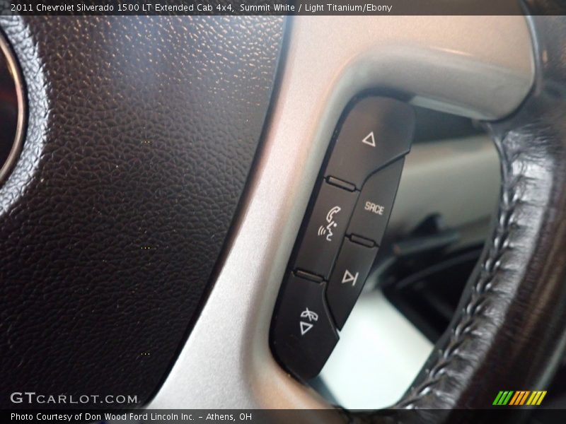 Summit White / Light Titanium/Ebony 2011 Chevrolet Silverado 1500 LT Extended Cab 4x4