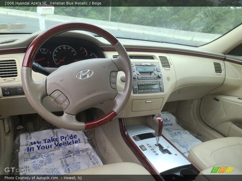 Venetian Blue Metallic / Beige 2006 Hyundai Azera SE