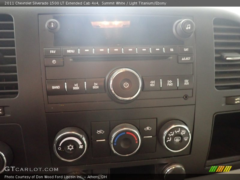 Summit White / Light Titanium/Ebony 2011 Chevrolet Silverado 1500 LT Extended Cab 4x4