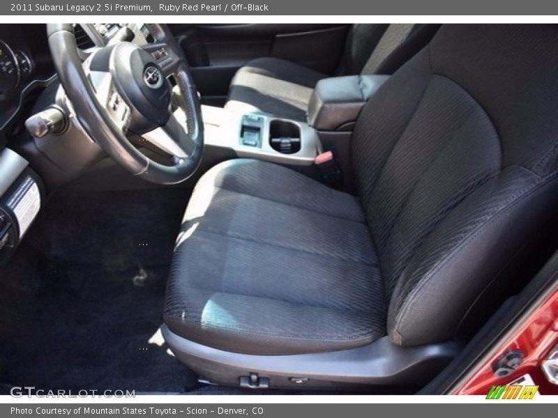 Ruby Red Pearl / Off-Black 2011 Subaru Legacy 2.5i Premium