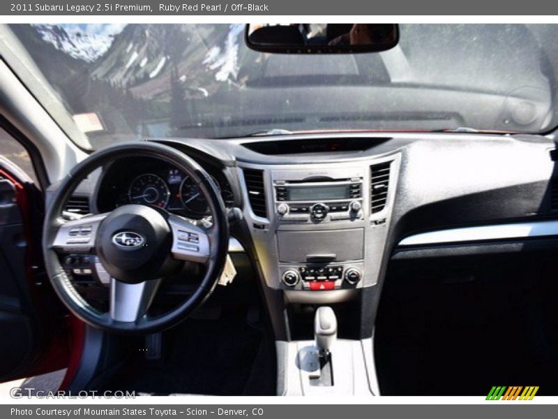 Ruby Red Pearl / Off-Black 2011 Subaru Legacy 2.5i Premium