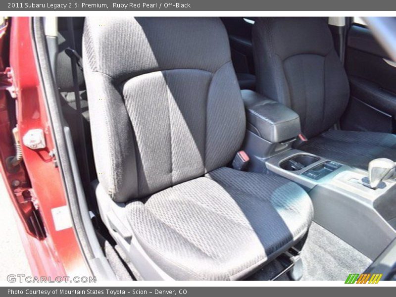 Ruby Red Pearl / Off-Black 2011 Subaru Legacy 2.5i Premium