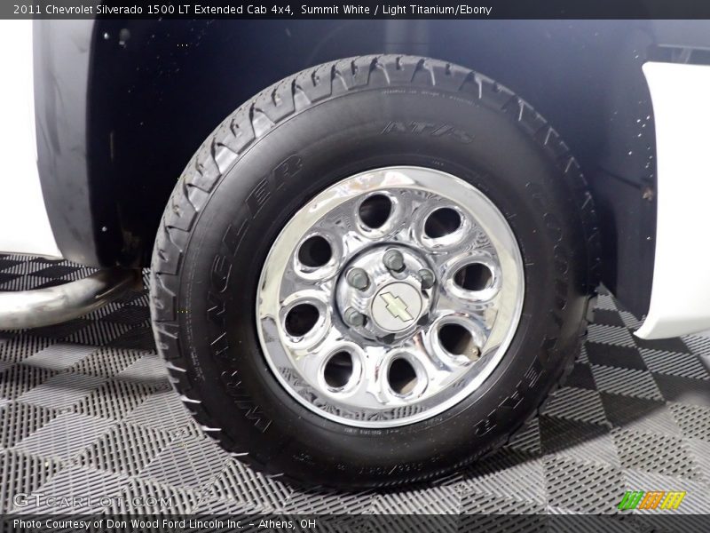 Summit White / Light Titanium/Ebony 2011 Chevrolet Silverado 1500 LT Extended Cab 4x4