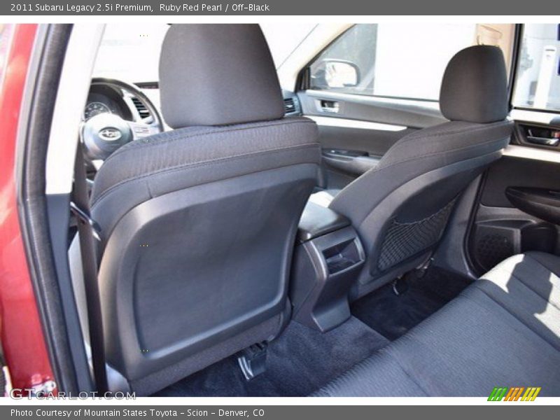 Ruby Red Pearl / Off-Black 2011 Subaru Legacy 2.5i Premium