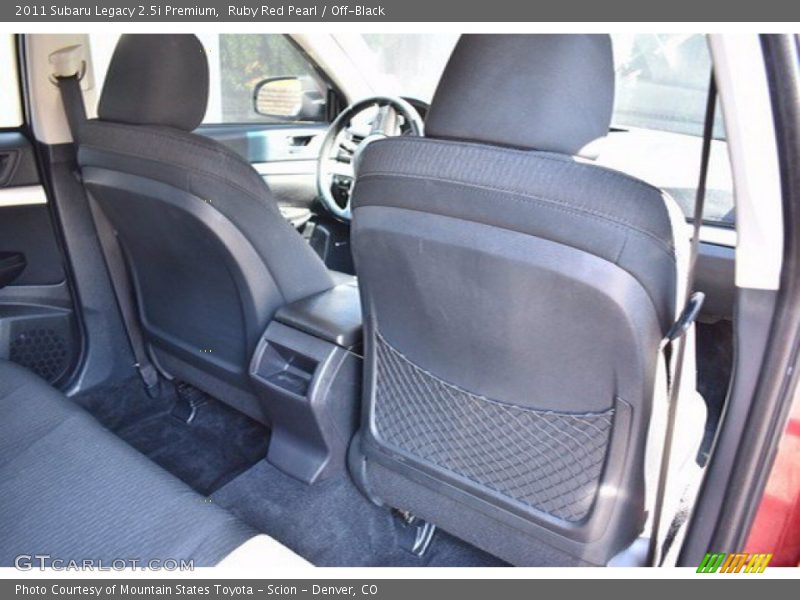 Ruby Red Pearl / Off-Black 2011 Subaru Legacy 2.5i Premium