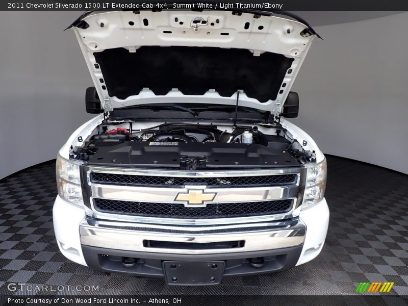 Summit White / Light Titanium/Ebony 2011 Chevrolet Silverado 1500 LT Extended Cab 4x4