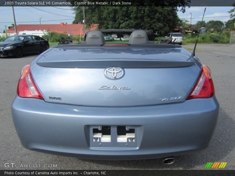 Cosmic Blue Metallic / Dark Stone 2005 Toyota Solara SLE V6 Convertible