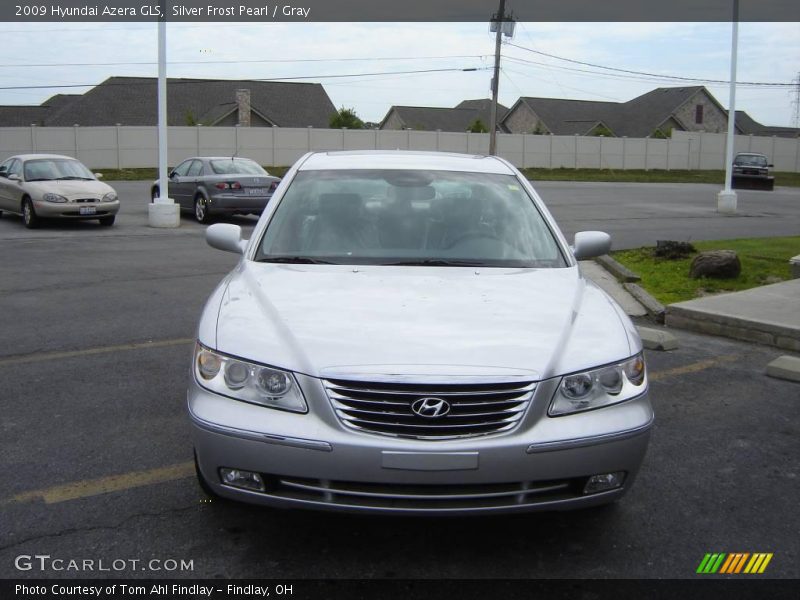Silver Frost Pearl / Gray 2009 Hyundai Azera GLS