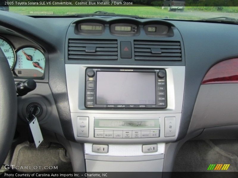 Cosmic Blue Metallic / Dark Stone 2005 Toyota Solara SLE V6 Convertible