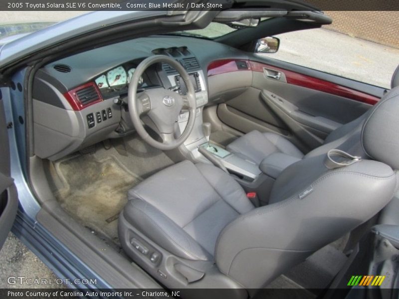 Dark Stone Interior - 2005 Solara SLE V6 Convertible 