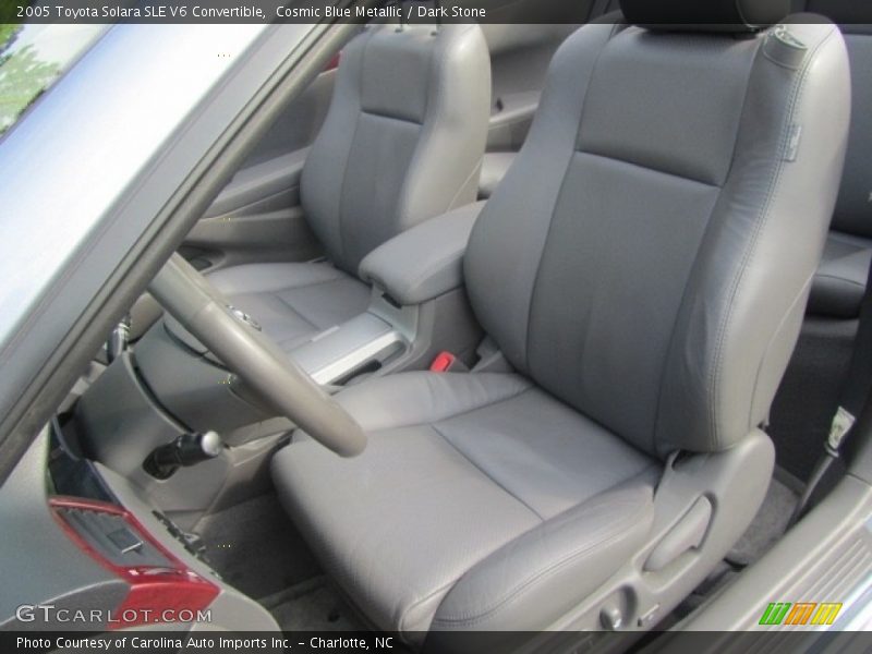 Front Seat of 2005 Solara SLE V6 Convertible