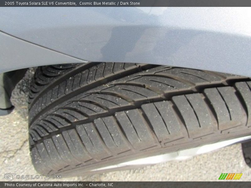 Cosmic Blue Metallic / Dark Stone 2005 Toyota Solara SLE V6 Convertible