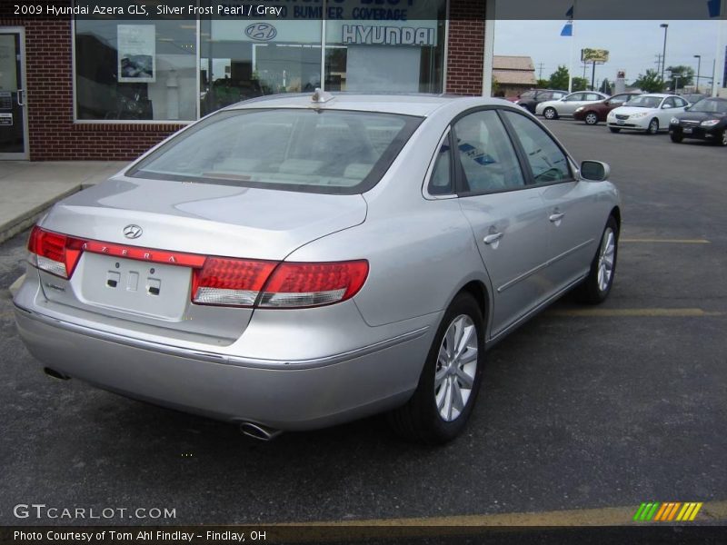 Silver Frost Pearl / Gray 2009 Hyundai Azera GLS