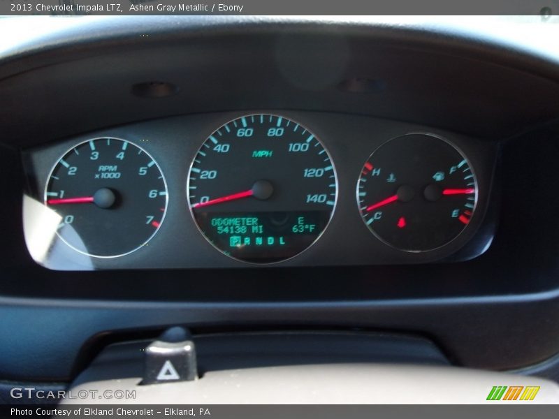 Ashen Gray Metallic / Ebony 2013 Chevrolet Impala LTZ