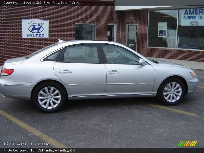 Silver Frost Pearl / Gray 2009 Hyundai Azera GLS