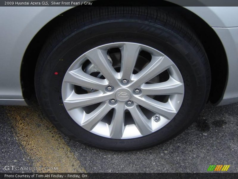 Silver Frost Pearl / Gray 2009 Hyundai Azera GLS