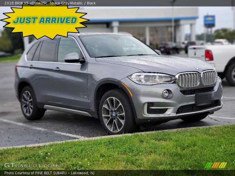 Space Gray Metallic / Black 2018 BMW X5 xDrive35i