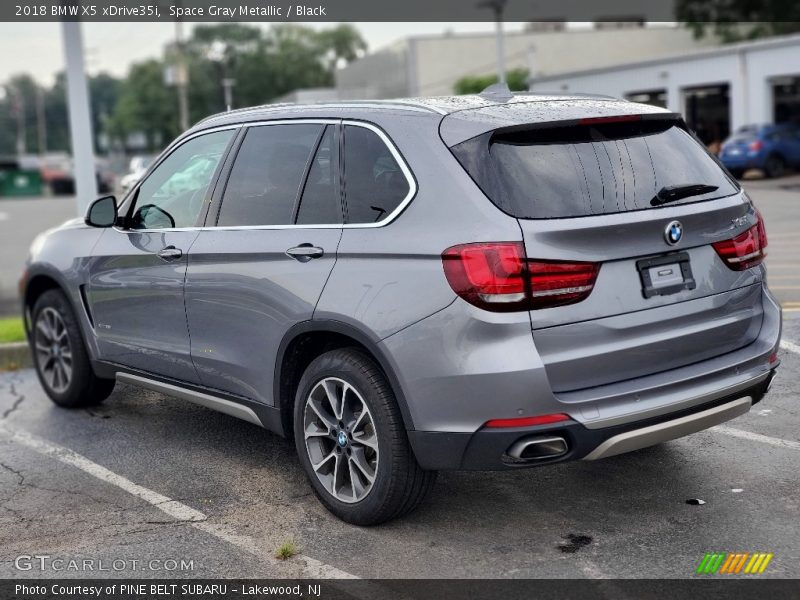 Space Gray Metallic / Black 2018 BMW X5 xDrive35i
