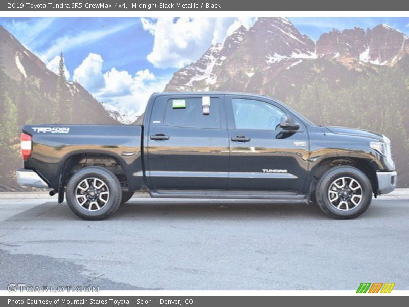 Midnight Black Metallic / Black 2019 Toyota Tundra SR5 CrewMax 4x4