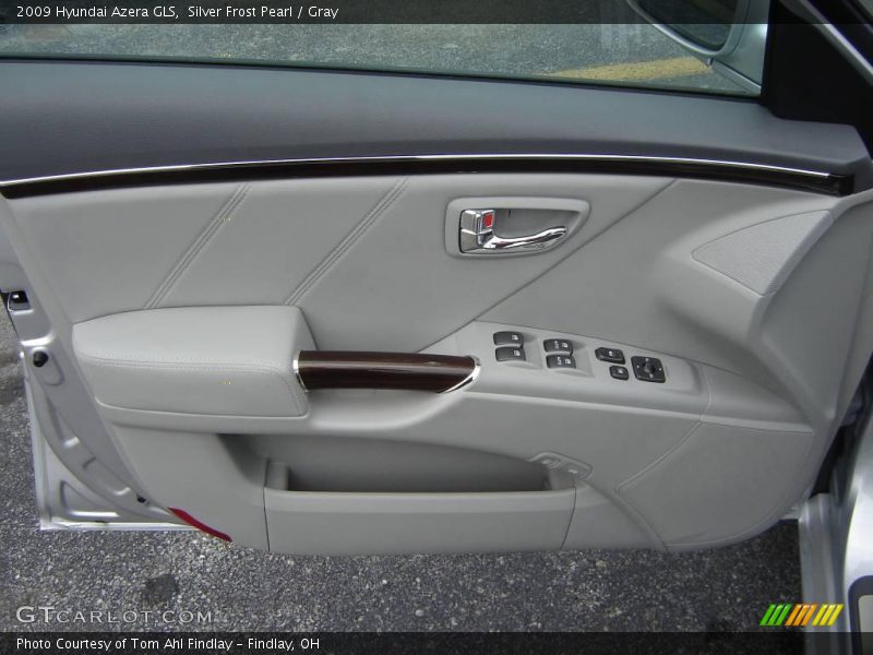 Silver Frost Pearl / Gray 2009 Hyundai Azera GLS