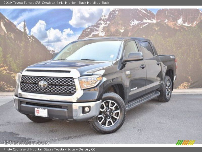 Midnight Black Metallic / Black 2019 Toyota Tundra SR5 CrewMax 4x4