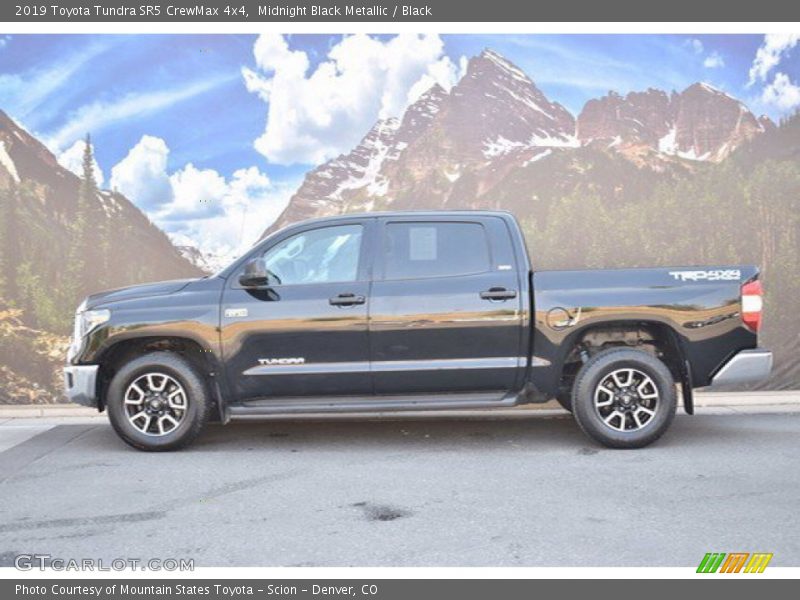 Midnight Black Metallic / Black 2019 Toyota Tundra SR5 CrewMax 4x4