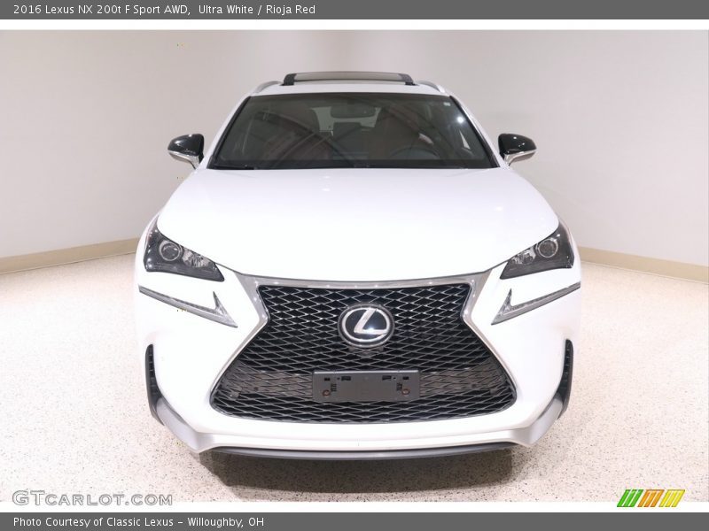 Ultra White / Rioja Red 2016 Lexus NX 200t F Sport AWD