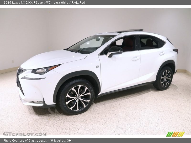 Ultra White / Rioja Red 2016 Lexus NX 200t F Sport AWD